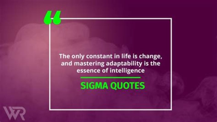 47 Top Sigma Quotes (with Commentary)
