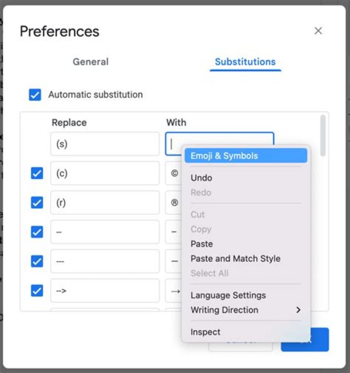Creating Custom Shortcuts in Google Docs