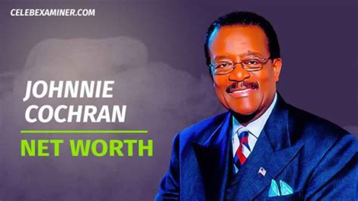 Johnnie Cochran Net Worth & Achievements