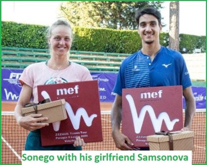 Lorenzo Sonego tennis ranking, wife, net worth, age, family